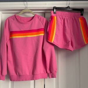Striped Sweat Set Size S